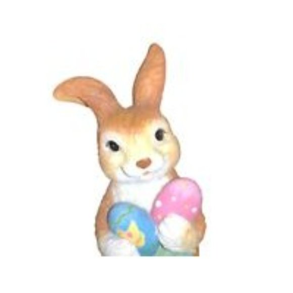 9 inch Resin Easter Bunny Rabbit Figurine - Picture 2 of 7